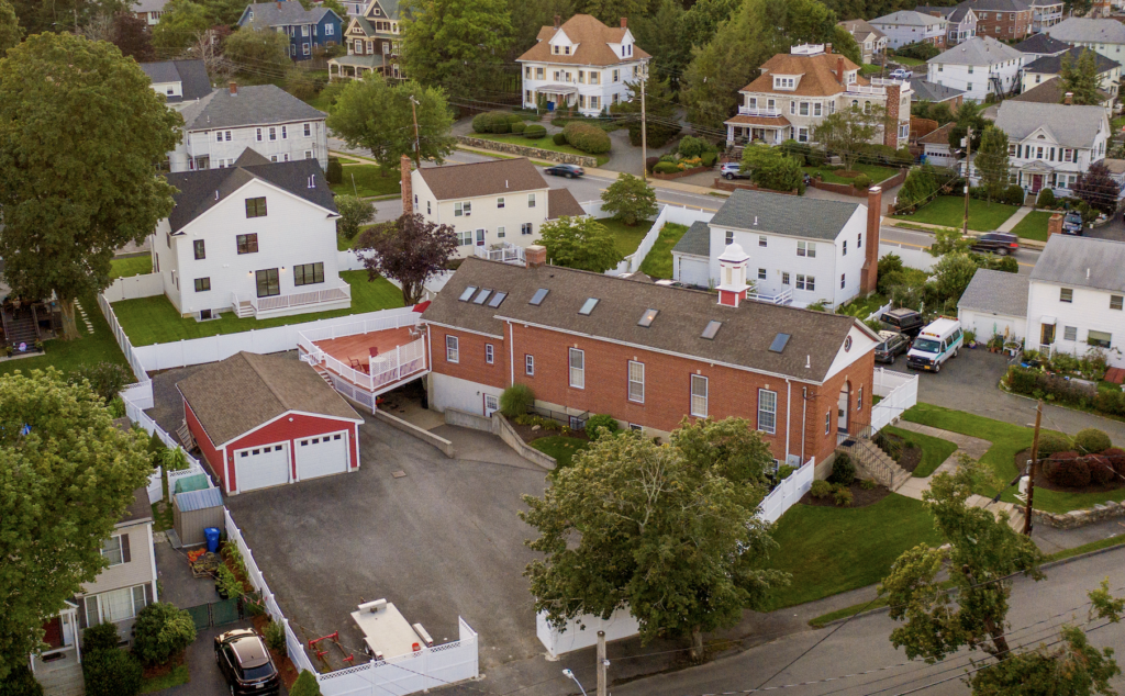 15 Fiske Ave, Waltham, MA 02453. A previous church converted into a single family home with an adjacent, developable lot. Listed by Gelineau & Associates R.E.